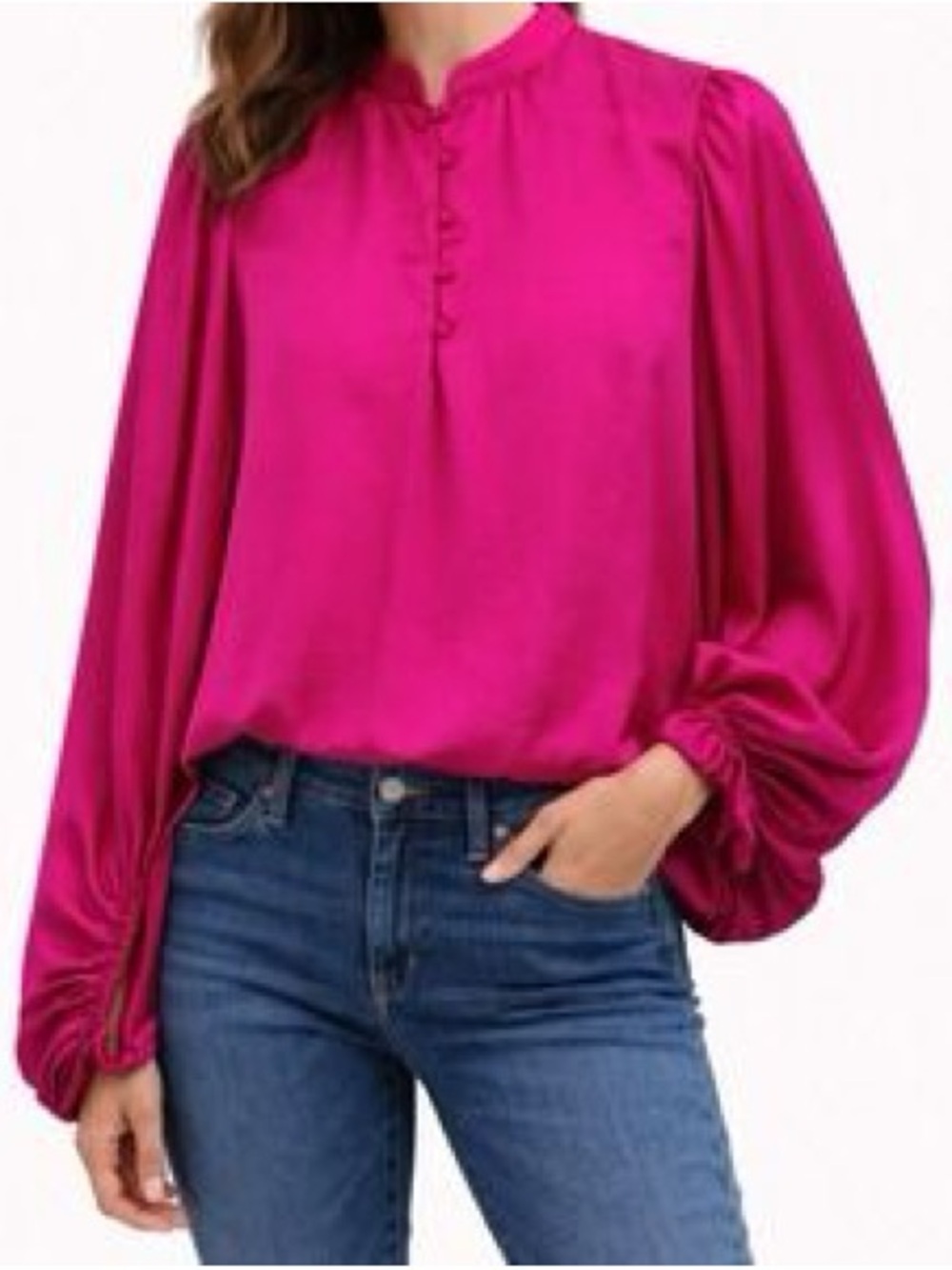 Pink Silky Vince Camuto Blouse